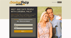 Desktop Screenshot of cerebralpalsydating.com